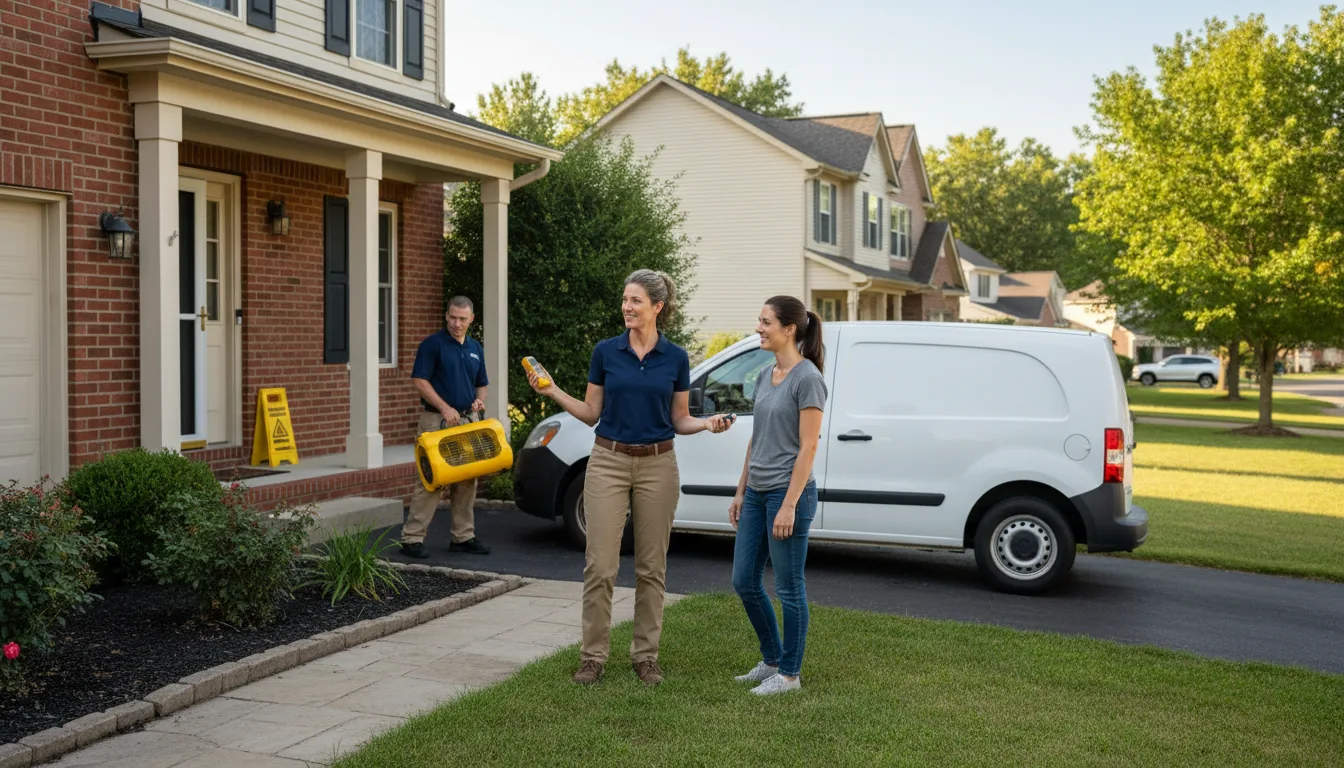 Water restoration image for Water Damage & Restoration Services in Marion, WI